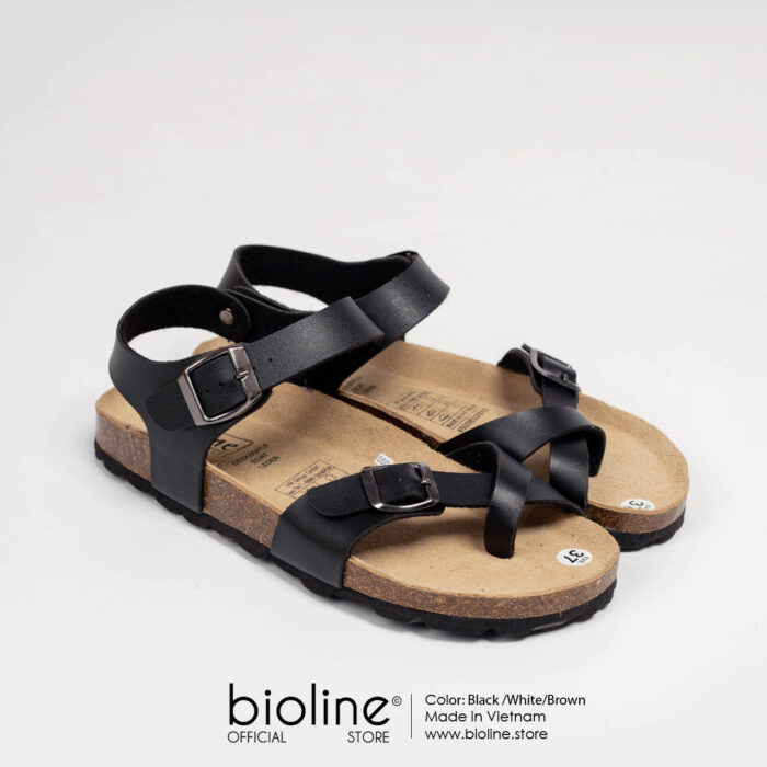 Sandal đế trấu da bò BIRKEN - BIO14