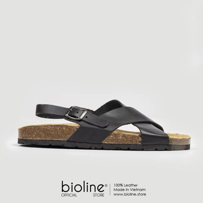 Sandal đế trấu da bò BIRKEN - BIO11