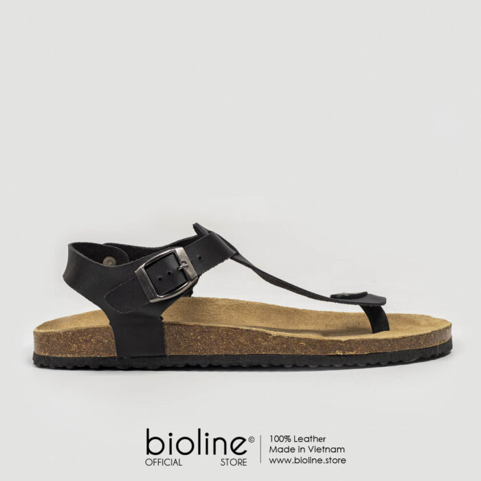 Sandal đế trấu da bò BIRKEN - BIO10