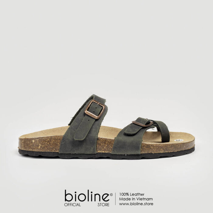 Dép đế trấu da bò BIRKEN - BIO06