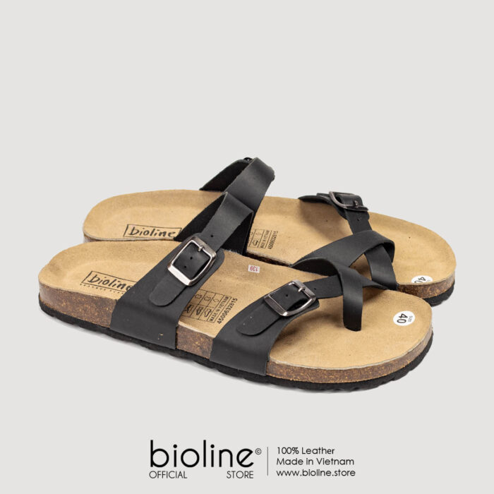 Dép đế trấu da bò BIRKEN - BIO06