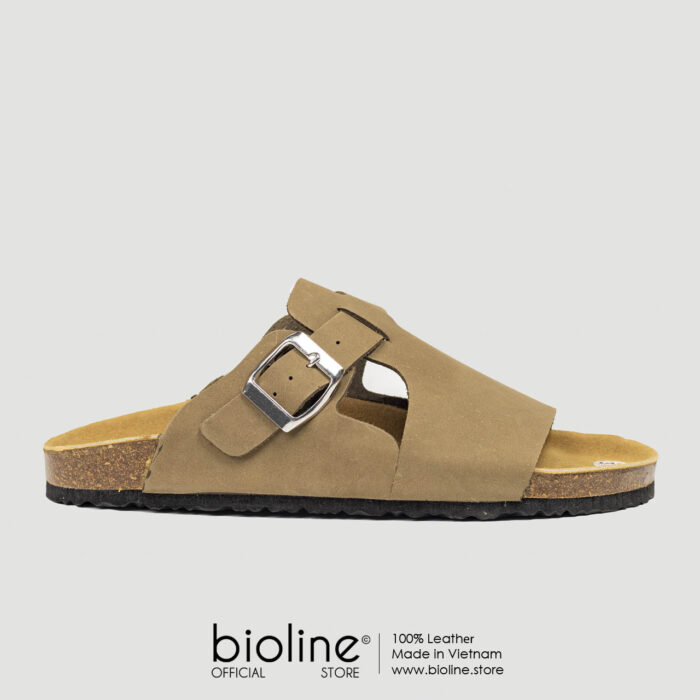 Dép đế trấu da bò BIRKEN - BIO26