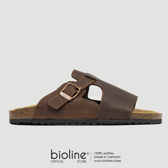 Dép đế trấu da bò BIRKEN - BIO26