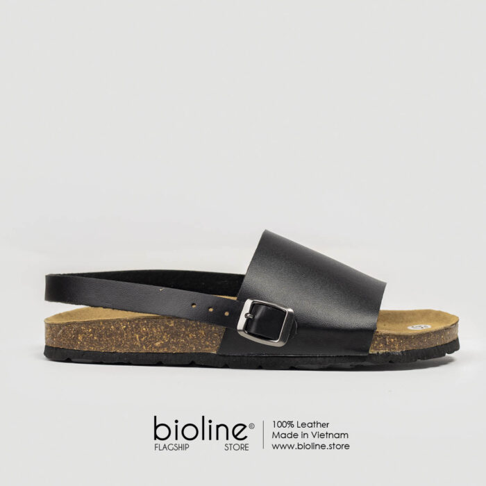 Sandal đế trấu da bò BIRKEN - BIO22