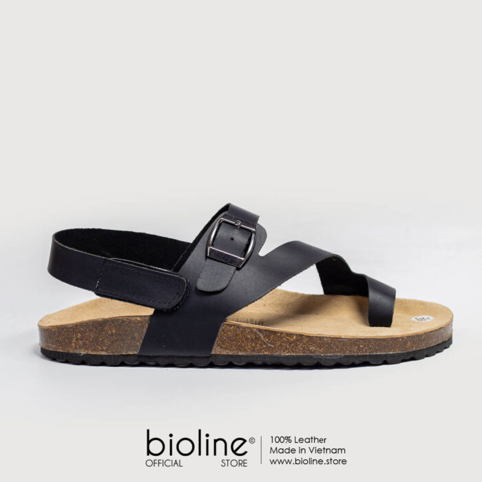 Sandal đế trấu da bò BIRKEN - BIO20