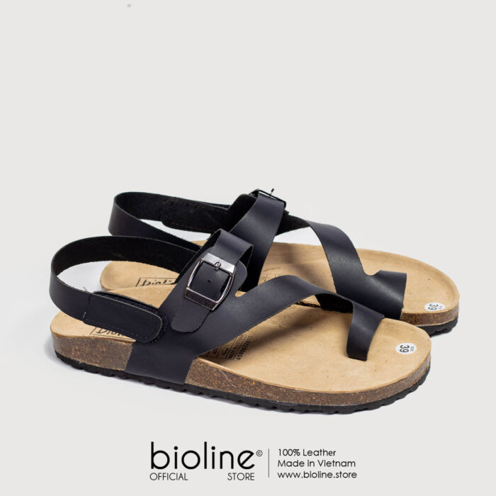 Sandal đế trấu da bò BIRKEN - BIO20