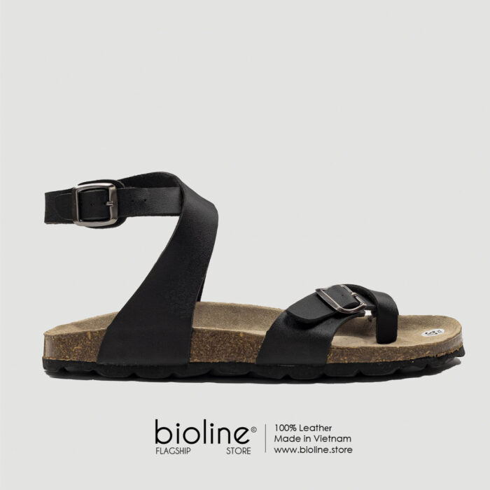 Sandal đế trấu da bò BIRKEN - BIO16